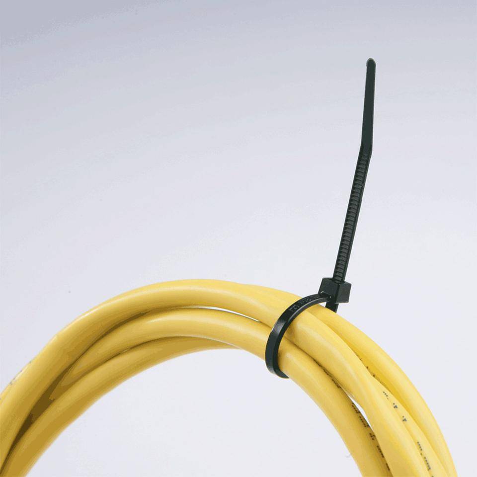 Kabelbinder Standard, UV-beständig, schwarz, Polyamid 6.6, 2,5x100mm, 100/VE-1