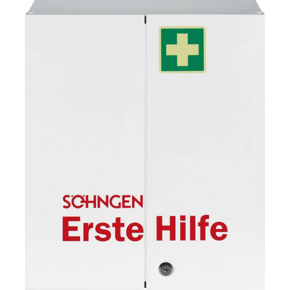 SÖHNGEN® Verbandschrank Rom, ohne Füllung, 2-türig, weiß, 404x462x170mm-0
