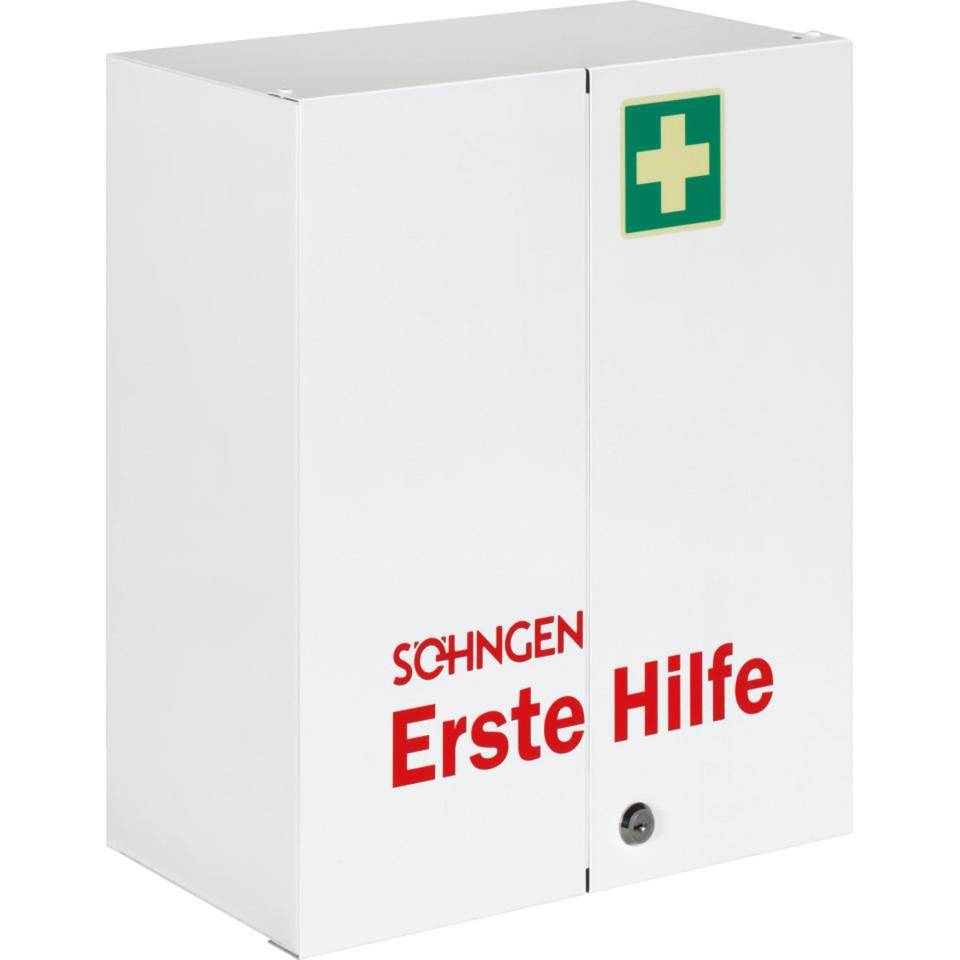SÖHNGEN® Verbandschrank Rom, ohne Füllung, 2-türig, weiß, 404x462x170mm-1
