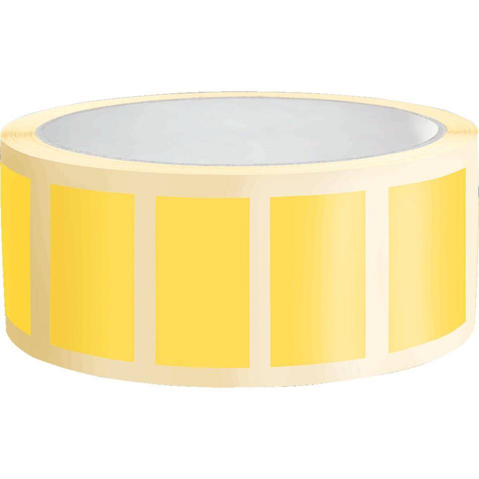Organisationsetikett, beschriftbar, gelb, Haftpapier, ablösbar, 50x25mm, 500/Rolle-0