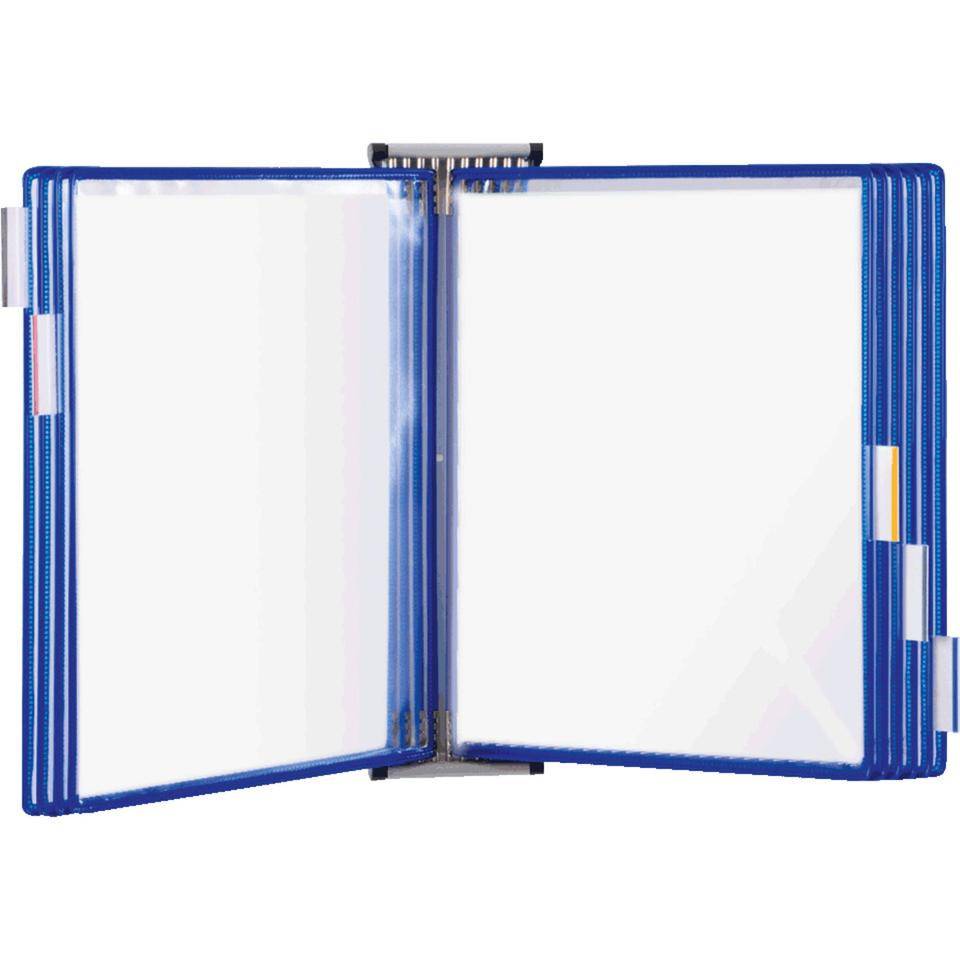 tarifold Sichttafel, inkl. Aufsteckreiter, blau, DIN A4, 10/VE-1