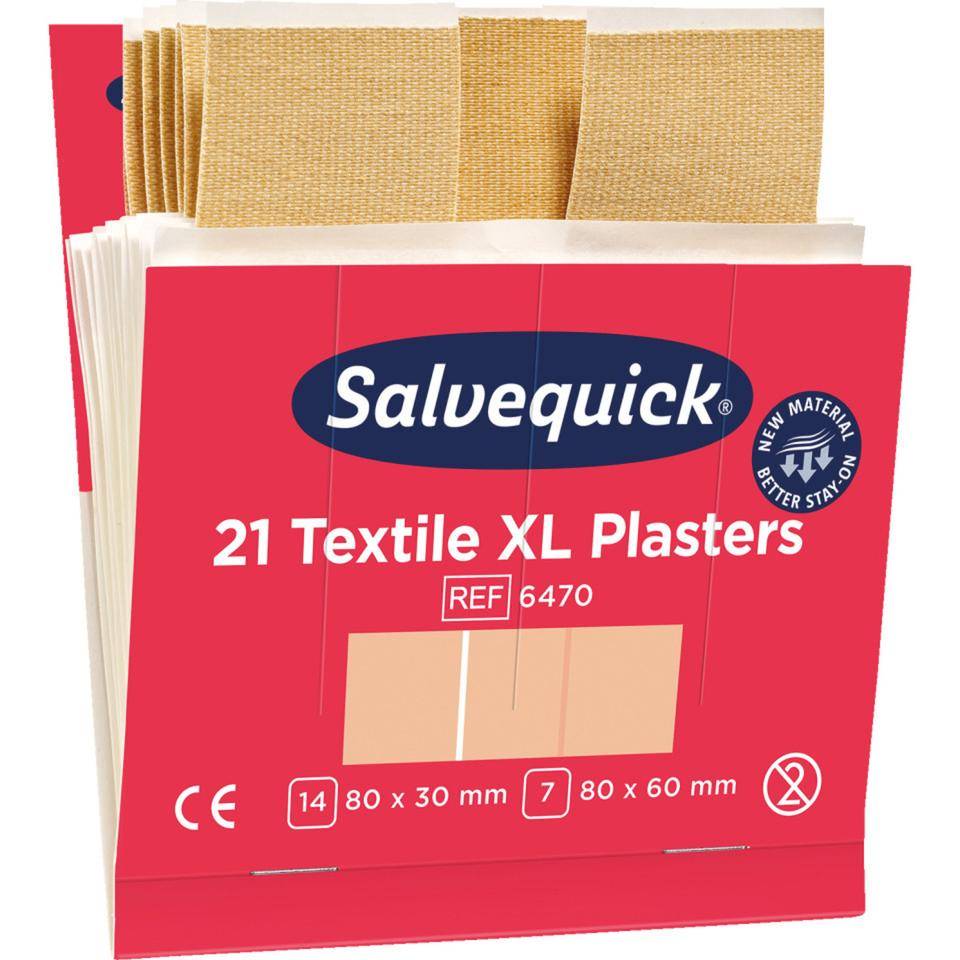 Nachfüll-Pflastersatz, für Salvequick® Pflasterspender XL, elastisch, 126/VE-2