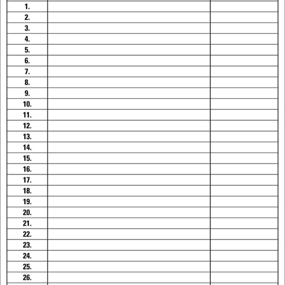 Reinigungsliste, zum Nachweis vorgegebener Reinigungen, Papier, 210x297mm, 12/VE-0