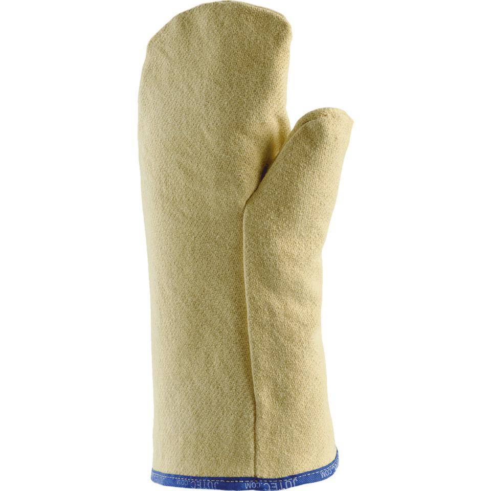 Hitzeschutz-Fausthandschuh, Kategorie III, gelb, Aramid, 300mm, Universalgröße-0
