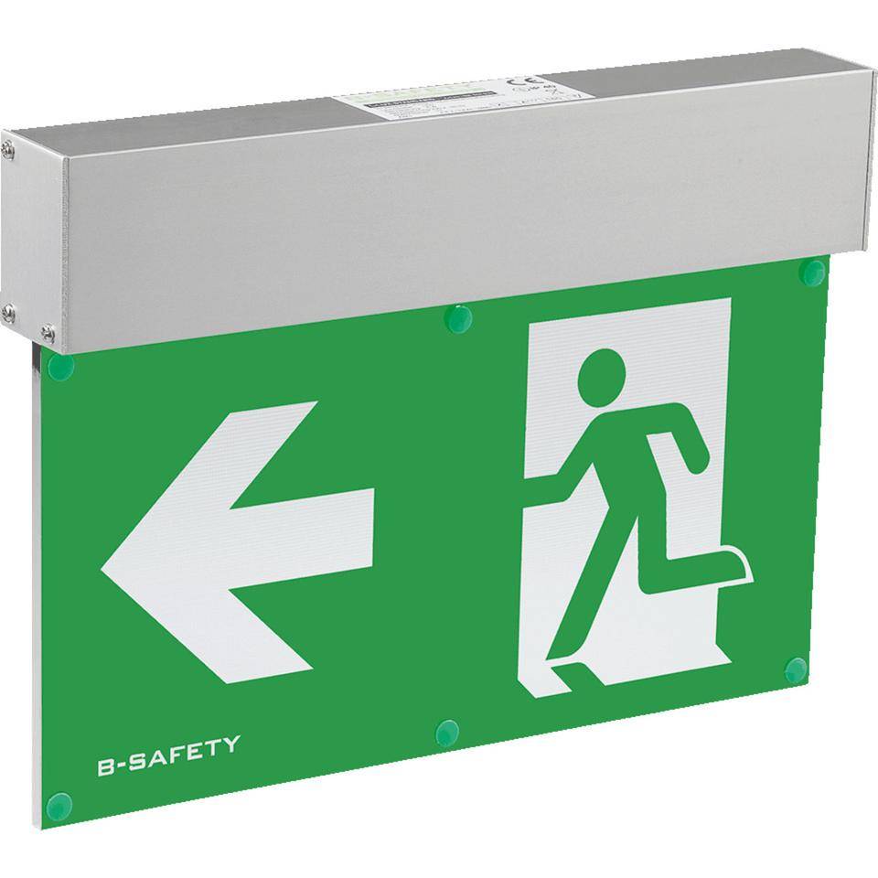 LED-Rettungsleuchte L-Lux, zur Deckenmontage, Dauer- und Bereitschaftsschaltung-0