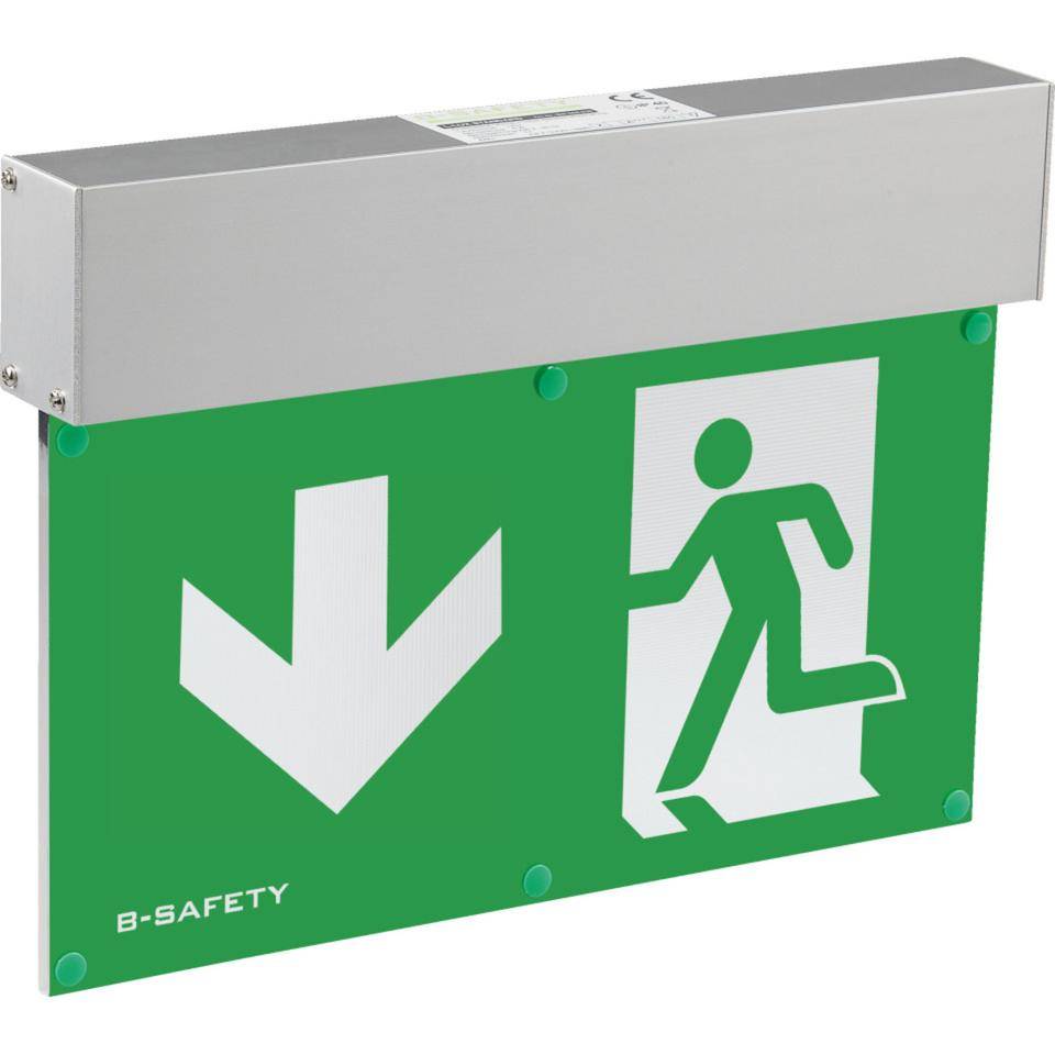 LED-Rettungsleuchte L-Lux, zur Deckenmontage, Dauer- und Bereitschaftsschaltung-3
