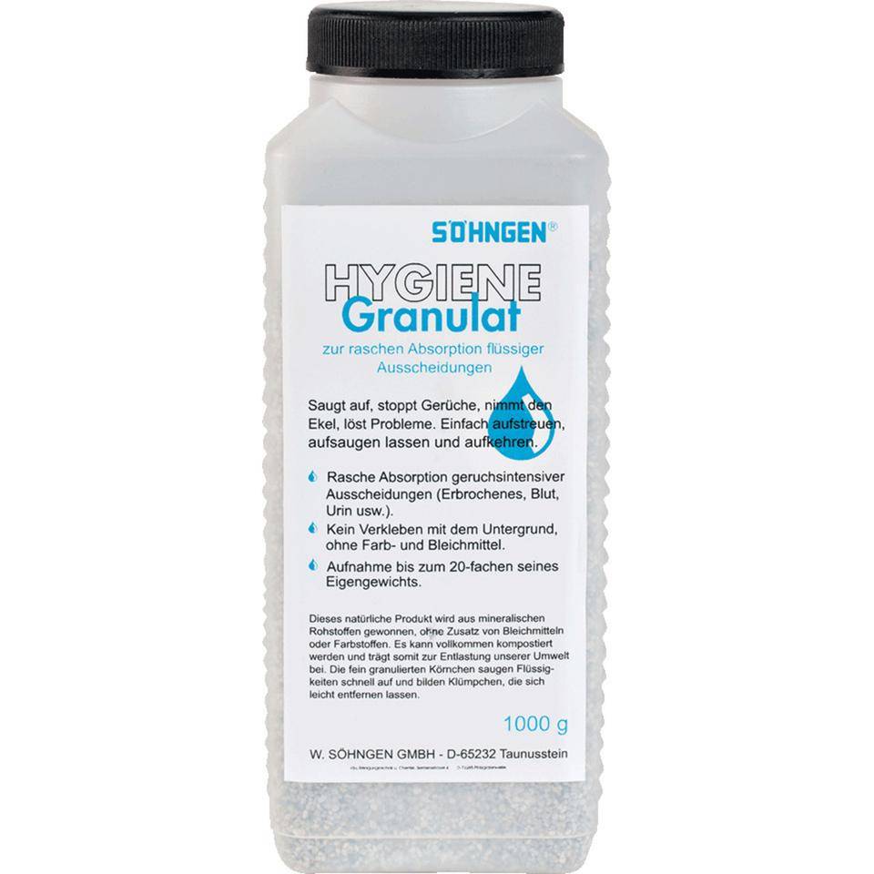 SÖHNGEN® Hygiene-Granulat, geeignet für schnelle Absorption, 1000ml/Flasche-0