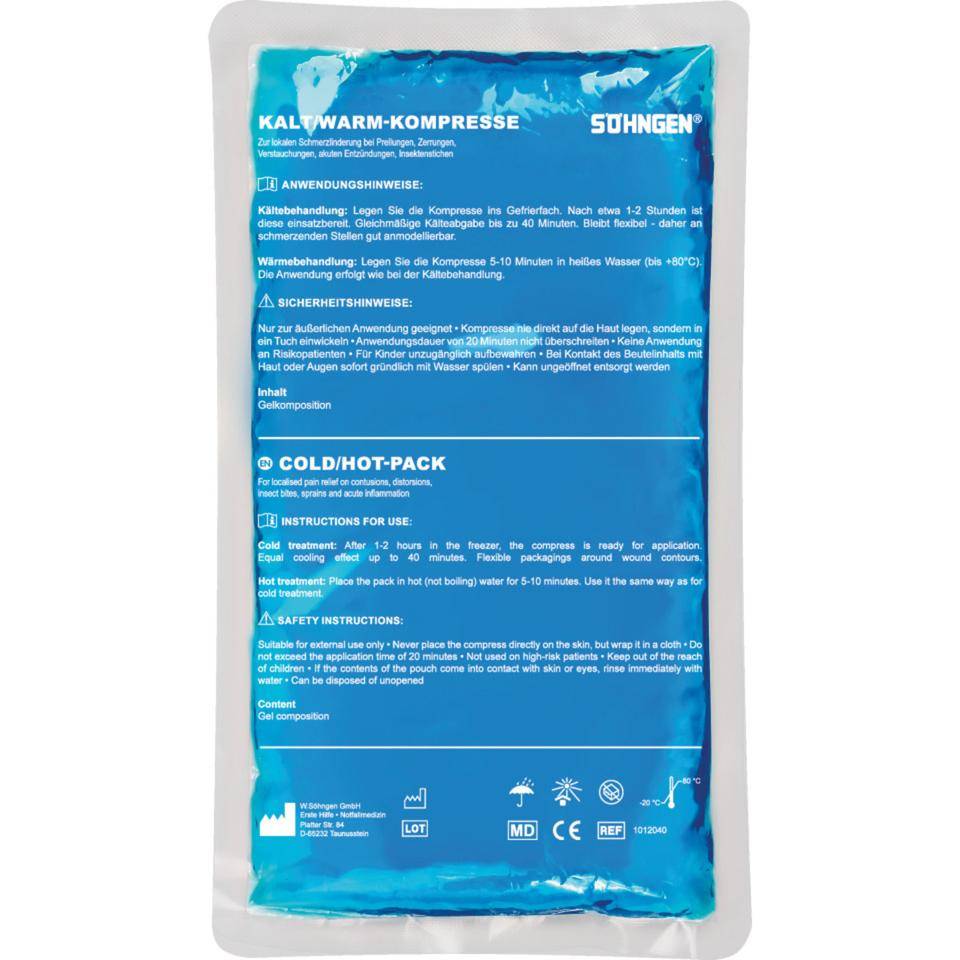 SÖHNGEN® Thermo-Kompresse, zur Kälte-oder Wärmebehandlung, 28x15cm, Größe L-0