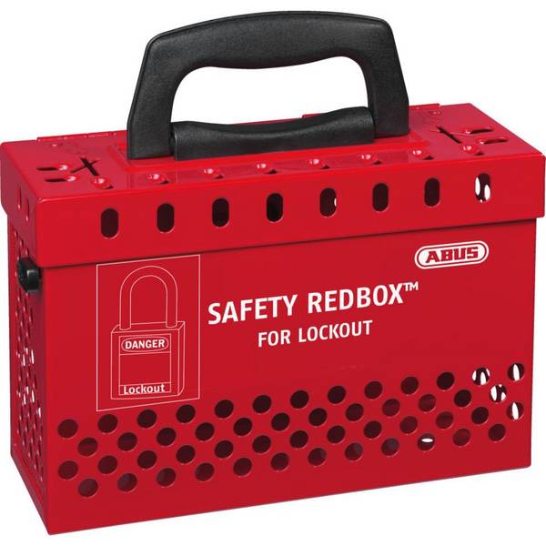 ABUS Wartungsschutzdepot Safety Redbox, für max. 18 Schlösser, rot, 240x174x94mm
