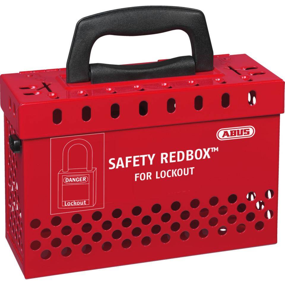 ABUS Wartungsschutzdepot Safety Redbox, für max. 18 Schlösser, rot, 240x174x94mm-0