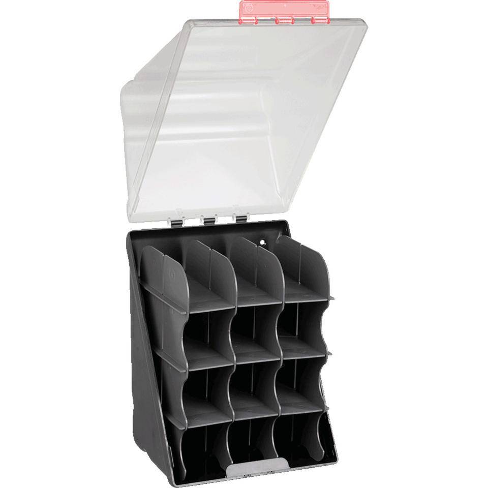 SecuBox Schutzmittelbox Maxi 12, transparent, ABS-Kunststoff, 236x315x200mm-1
