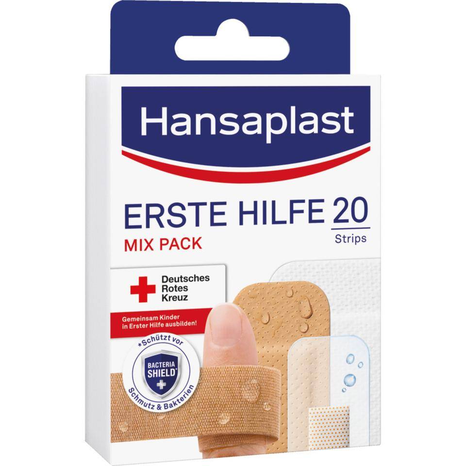 Hansaplast Erste Hilfe Pflastermix, 10 Pack/VE, 20 Strips/Pack-0