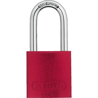 ABUS Vorhangschloss Aluminium 72/40HB40, rot, Bügelhöhe 39mm, 39x86x19mm, 2 Schl.-0