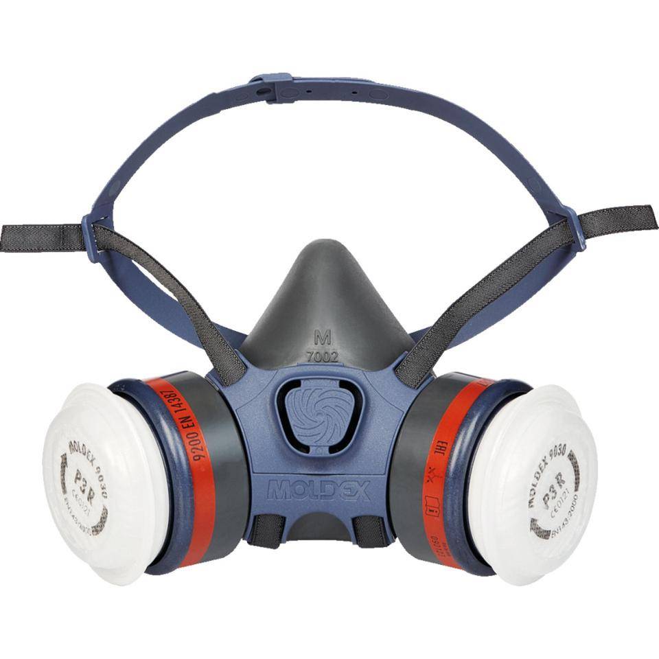 MOLDEX Komplettset Serie 7000, Halbmaske 7002 + 2 Kombinationsfilter A2P3 R-1