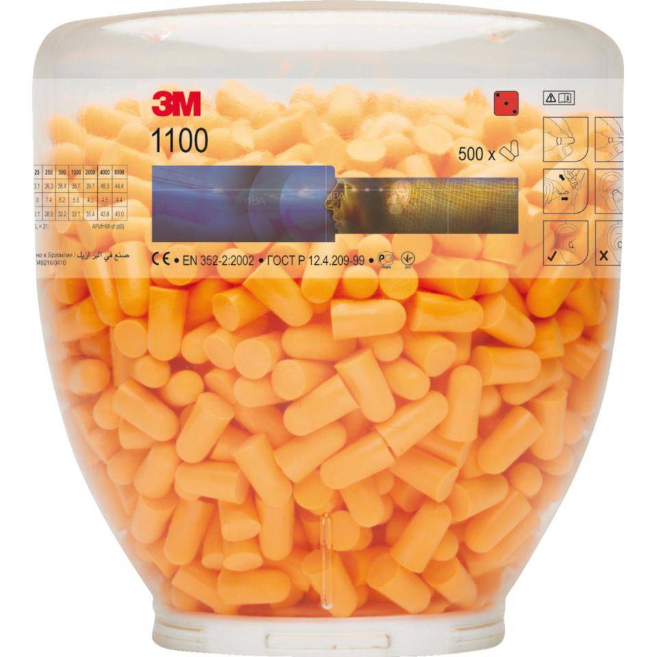 3M™ E-A-R™ Dispenser 1100, f.Gehörschutzspender OneTouchPro™, Kat.III, 500 Paar/VE-0