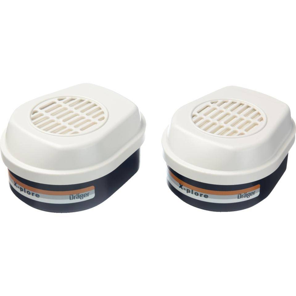 Dräger Lackierer-Set X-plore® 3300, Maske X-plore® 3300, 2 Filter A2P3 R D, Größe M-1