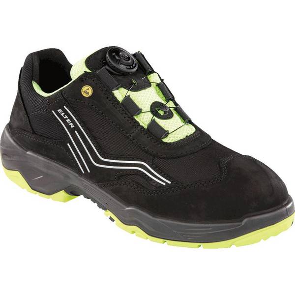 ELTEN ESD-Sicherheitshalbschuh AMBITION BOA Low, 72752, S2 SRC, schwarz, Größe 39