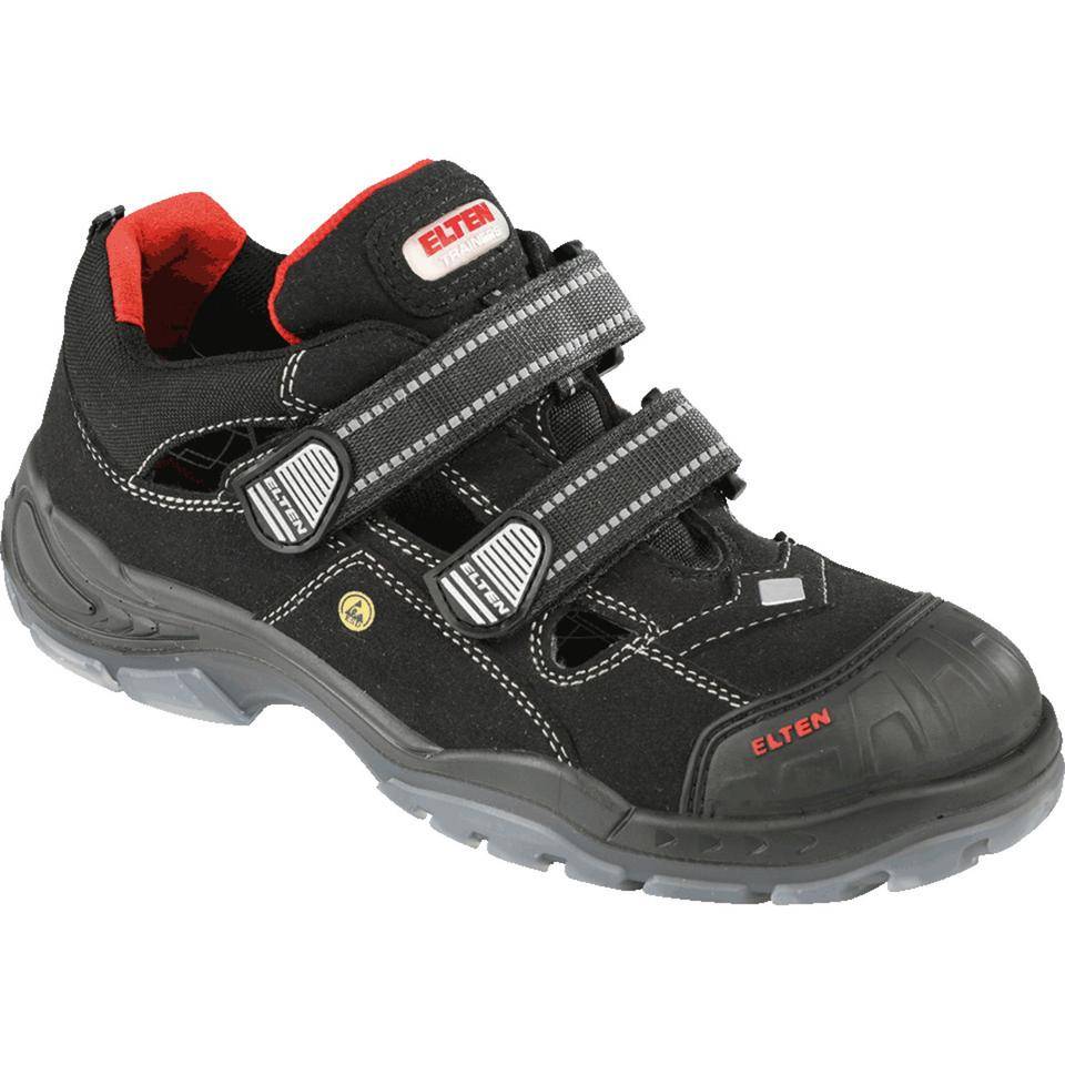 ELTEN ESD-Sicherheitssandale SCOTT Pro, 726661, S1P, schwarz, Microfaser, Größe 39-0