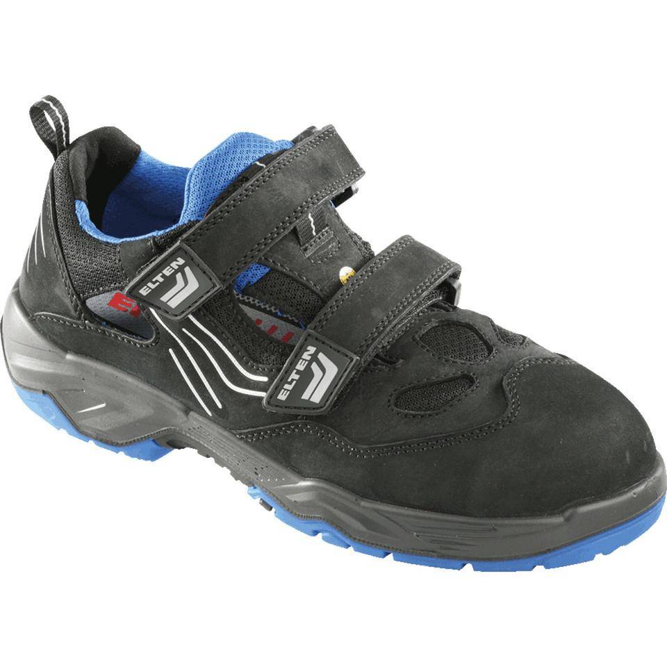 ELTEN ESD-Sandale AMBITION Blue Easy, 71733, S1 SRC, Nubukleder,Größe 44-0
