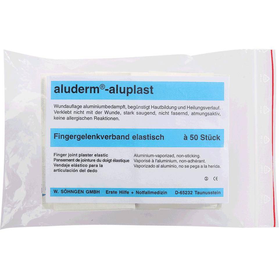 Nachfüllset für aluderm-aluplast Pflasterspender, Fingergelenkverband, 50/VE-0