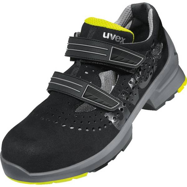 uvex Sicherheitssandale 8542.7, S1 SRC, EN ISO 20345, schwarz, Weite 10, Größe 40