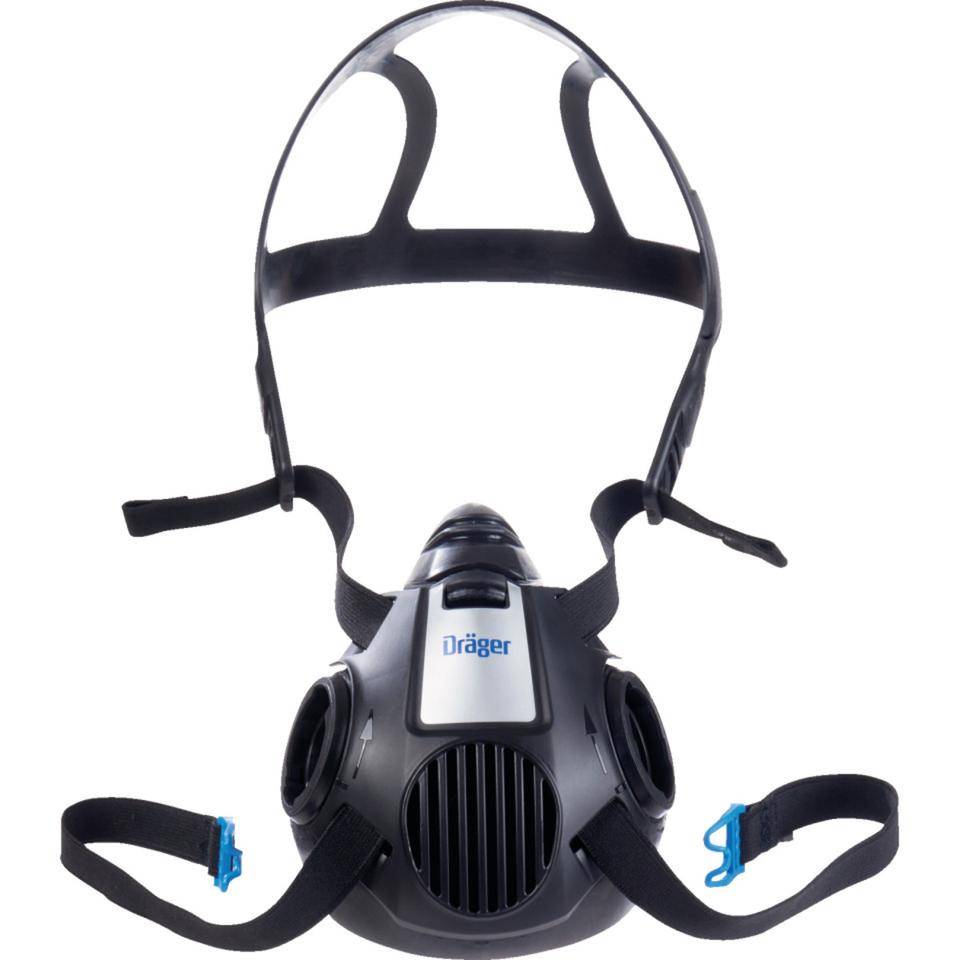 Dräger Halbmaske X-plore 3500, dauerhafte Doppelfilter-Maske, Größe L-0
