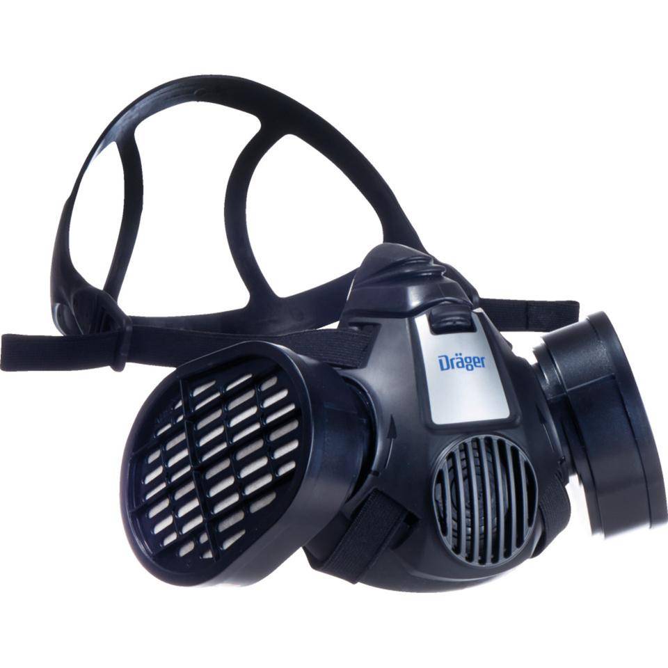 Dräger Halbmaske X-plore 3500, dauerhafte Doppelfilter-Maske, Größe L-1