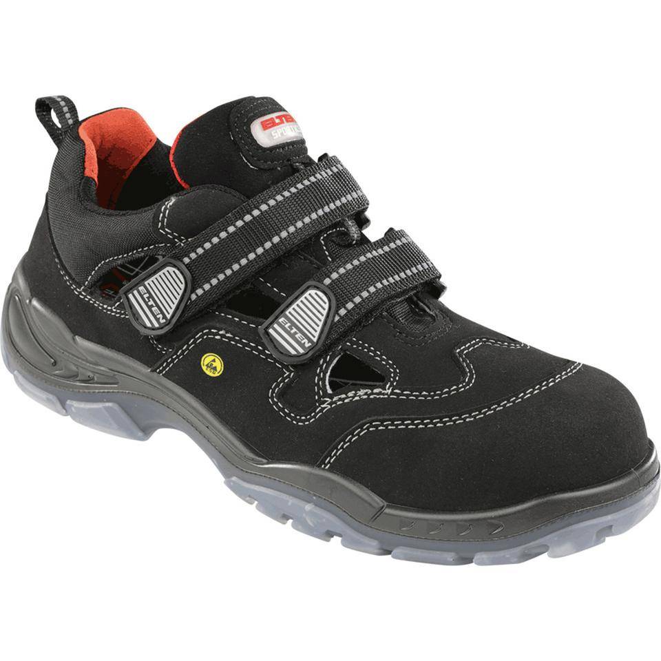 ELTEN ESD-Sicherheitssandale SCOTT, 71872, S1 SRC, schwarz, Microfaser, Größe 43-0