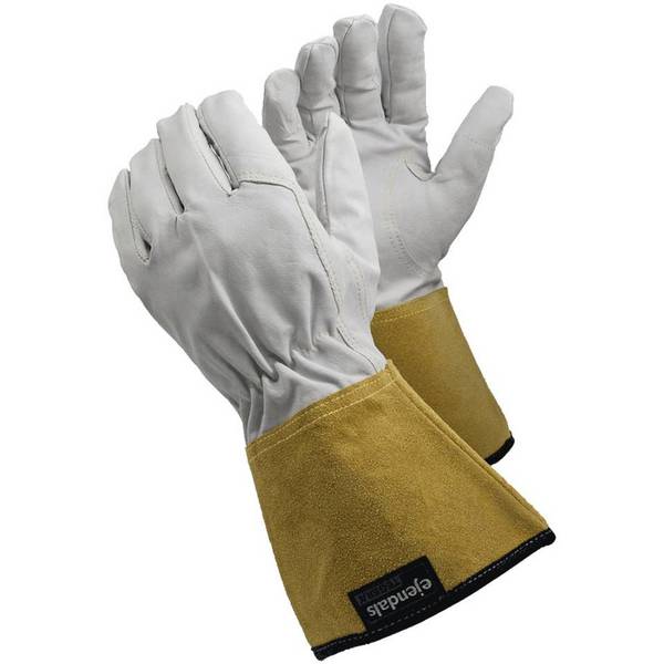 ejendals Schweißer-Schutzhandschuh TEGERA 126a, Kat.II, weiß/natur, Leder, Größe 11