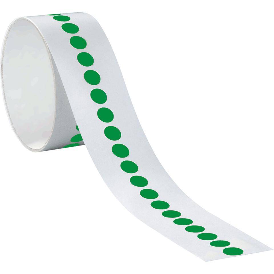 Markierungspunkte, grün, Folie, selbstklebend, Ø 10mm, 100/Rolle-0