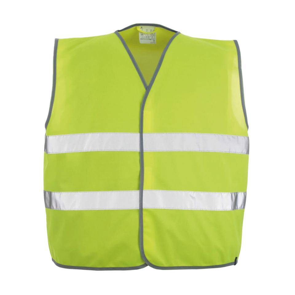 MASCOT Warnweste Weyburn, EN ISO 20471 Kl.2, leuchtgelb, Polyester, Größe M/L