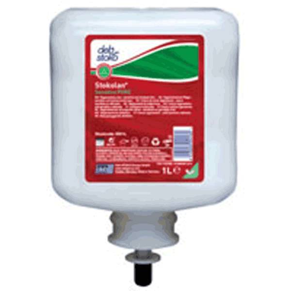 SC Johnson Pflegecreme Stokolan® SENSITIVE PURE, parfümfrei, 1000ml/Softflasche