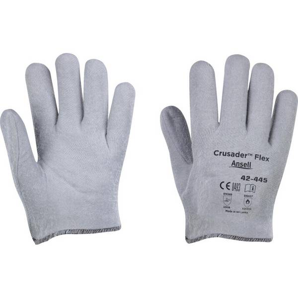 Ansell ActivArmr® Hitzeschutzhandschuh 42-445, Kat.III, grau, 240mm, Größe 10