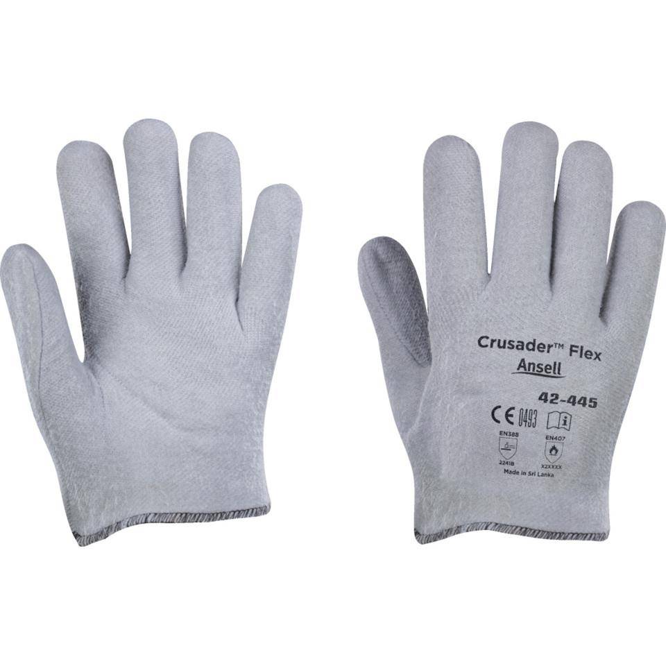 Ansell ActivArmr® Hitzeschutzhandschuh 42-445, Kat.III, grau, 240mm, Größe 10-0
