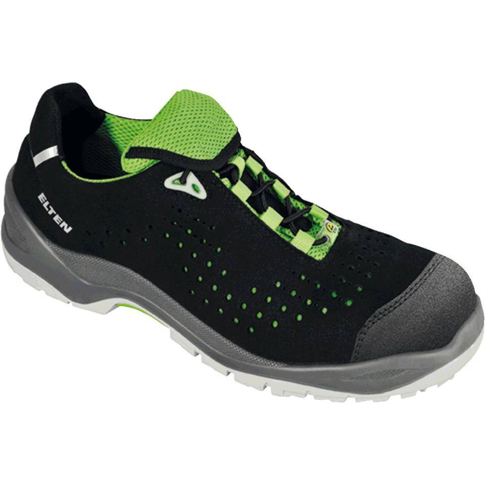 ELTEN ESD-Sicherheitshalbschuh IMPULSE green Low, 722551, S1P SRC, Größe 42-0