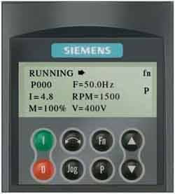 Siemens Indus.Sector Operator Panel Advanced 6SE6400-0AP00-0AA1-1