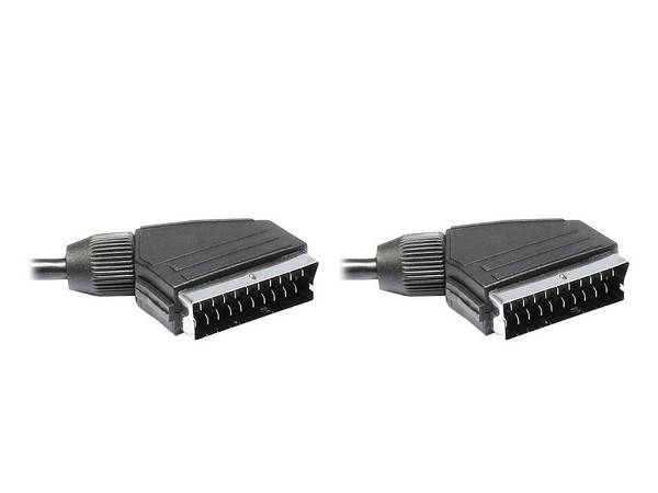 Good Connections® Anschlusskabel Scart Stecker an Stecker, 3m