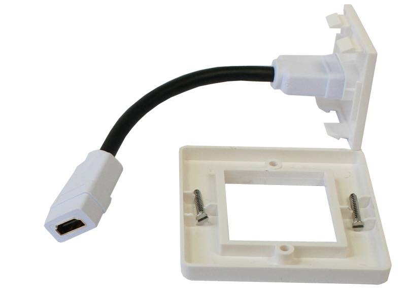 Good Connections® HDMI-Einbaurahmen/Anschlussdose, mit 1 HDMI Anschluss-1