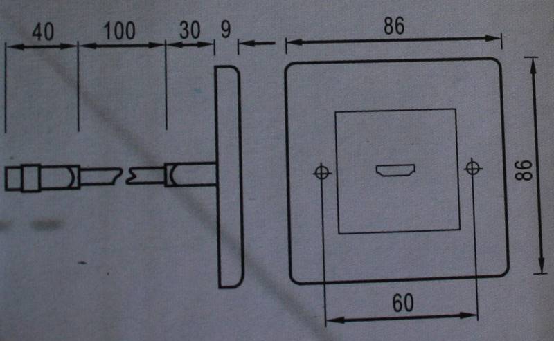 Good Connections® HDMI-Einbaurahmen/Anschlussdose, mit 1 HDMI Anschluss-2