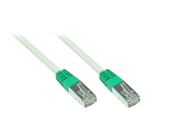 Good Connections® Patchkabel, Cat. 5e, F/UTP, crossover, grau, 5m