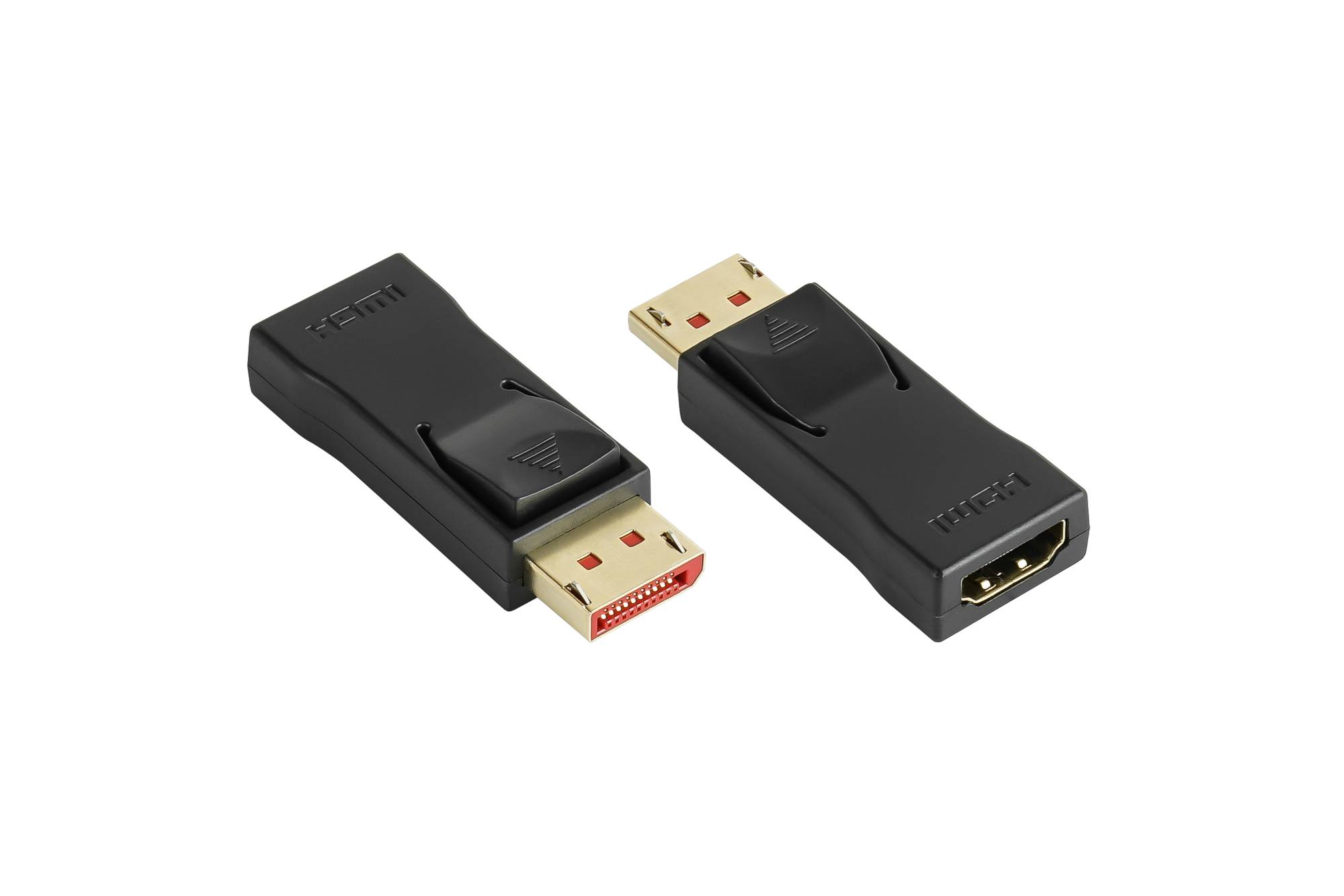 Good Connections® Adapter Displayport 1.4 Stecker an HDMI 2.0 Buchse, 4K / UHD @60Hz, vergoldete Kontakte, schwarz-0