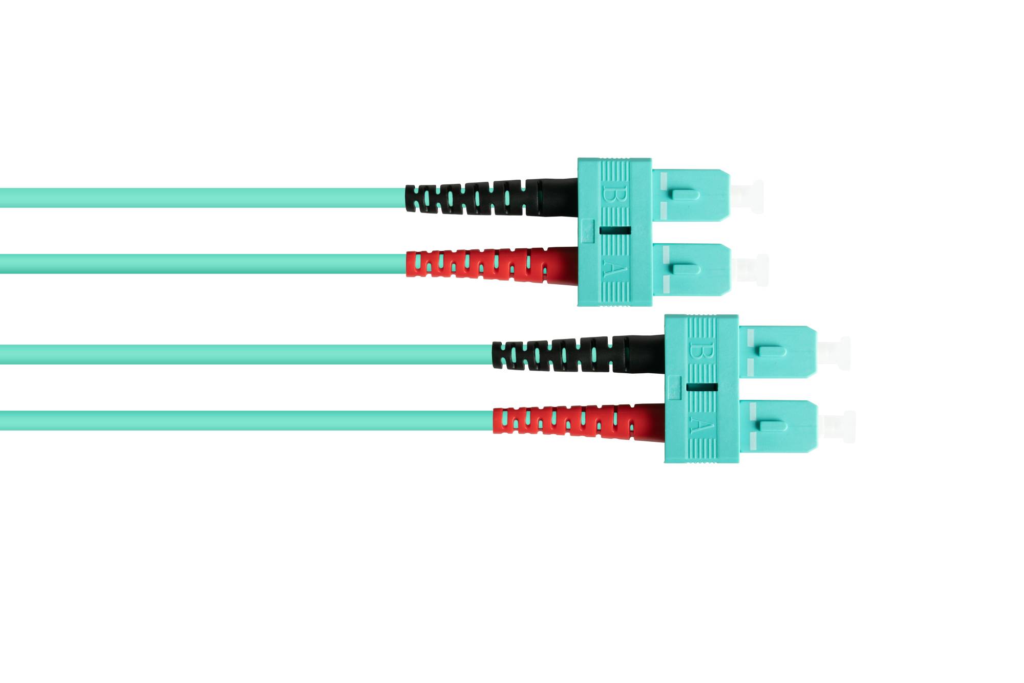Patchkabel LWL Duplex OM3 (Multimode, 50/125) SC/SC, LSZH, austauschbare Polarität, 5m, Good Connections®-2