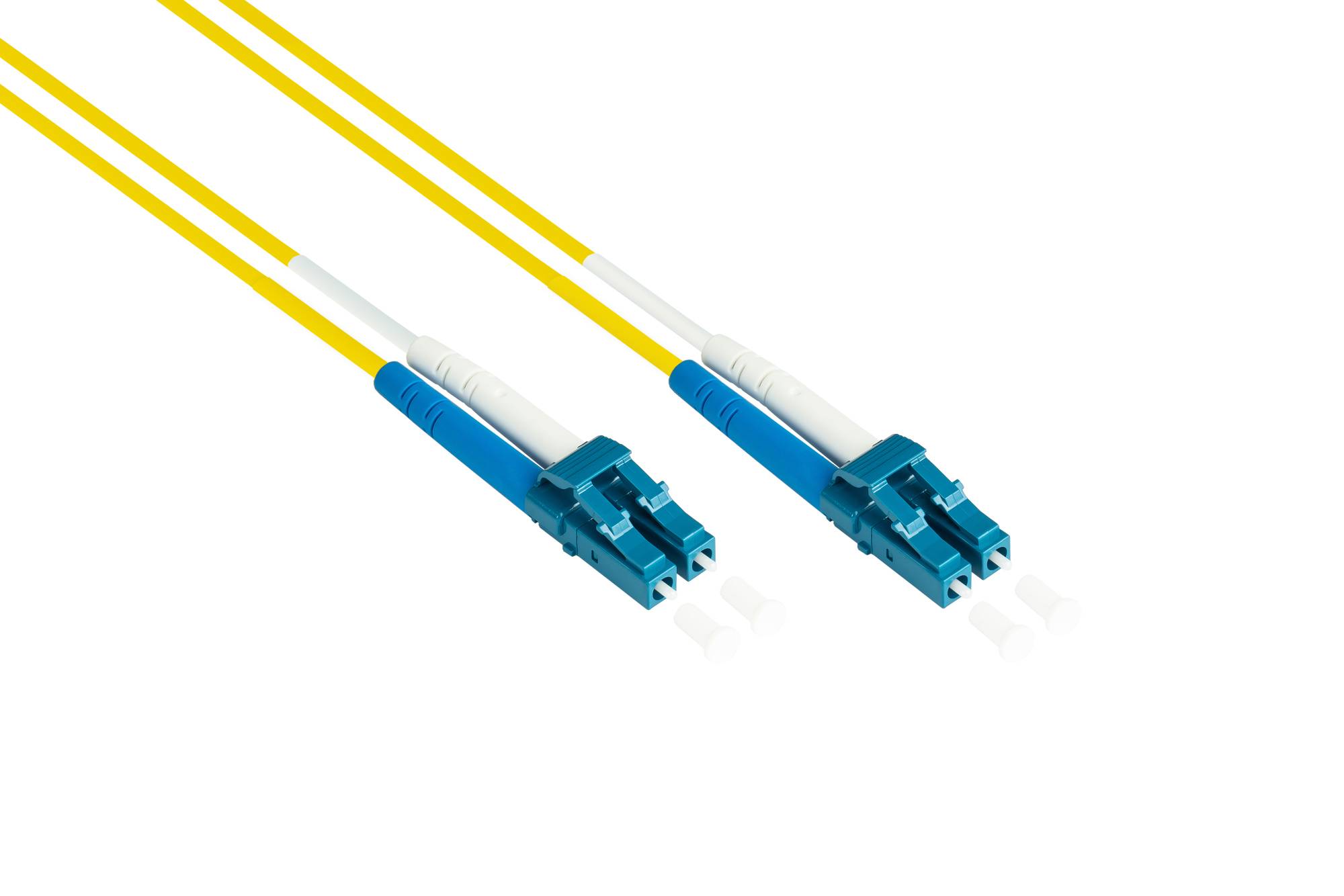 Patchkabel LWL Duplex OS2 (Singlemode, 9/125) LC/LC, LSZH, austauschbare Polarität, 20m, Good Connections®-0