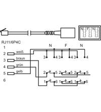 Good Connections® Telefonadapter RJ11 (6/4) Stecker an NFN Buchse-1