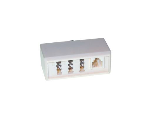 Good Connections® Telefon-Adapter F Stecker / 1 X N Buchse + 2 X F Buchse-0