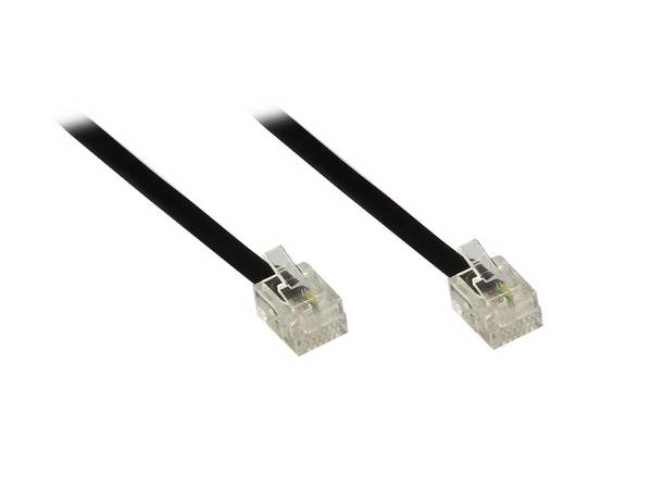 Good Connections® RJ11 Western Verbindungskabel, 6p4c  Länge: 10m