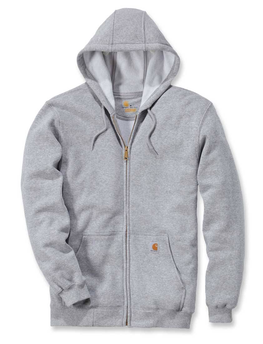 Carhartt K122 Kapuzenpullover Zip Hooded Sweater Original Fit - Carbon Heather - X-Large