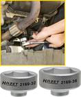 HAZET Ölfilter-Schlüssel 2169-32 · Vierkant hohl 10 mm (3/8 Zoll) · Außen  Sechskant Profil · 43 mm