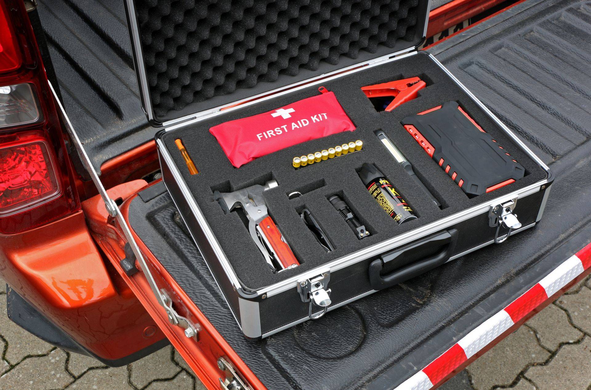 PeakTech P 7310 – Aluminium Tragekoffer mit Würfelschaum ~ 460 x 330 x 150 mm ~ Farbe: Schwarz-1