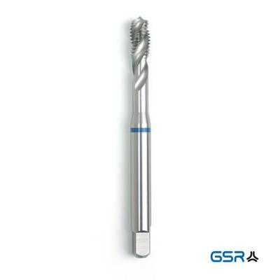 GSR Maschinengewindebohrer DIN 2184-1 (DIN371) metrisches Gewinde Form C/RSP35° HSSE Blauring M 3,5